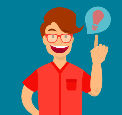 To inspired men vector material
