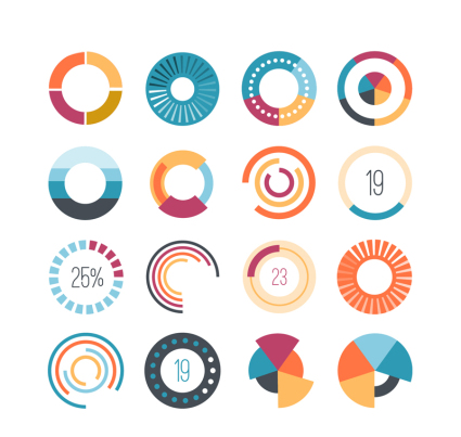 Creative paragraph 16 loading loading icon vector material