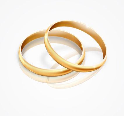 Golden Ring Design Vector