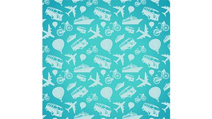 Seamless background vector green transport