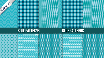 6 Department of fresh blue seamless background vector material