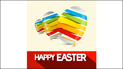 Creative design vector material Ribbon Egg