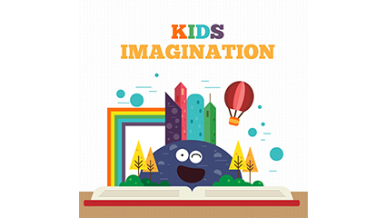 Imaginative cartoon children