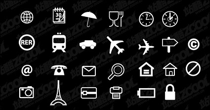 Simple vector graphics chart material