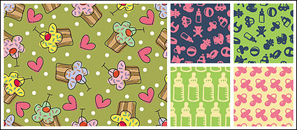 lovely background pattern vector