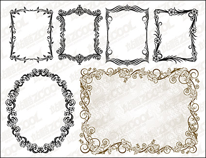 practical vector of European lace material