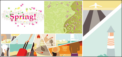 women in the theme vector material
