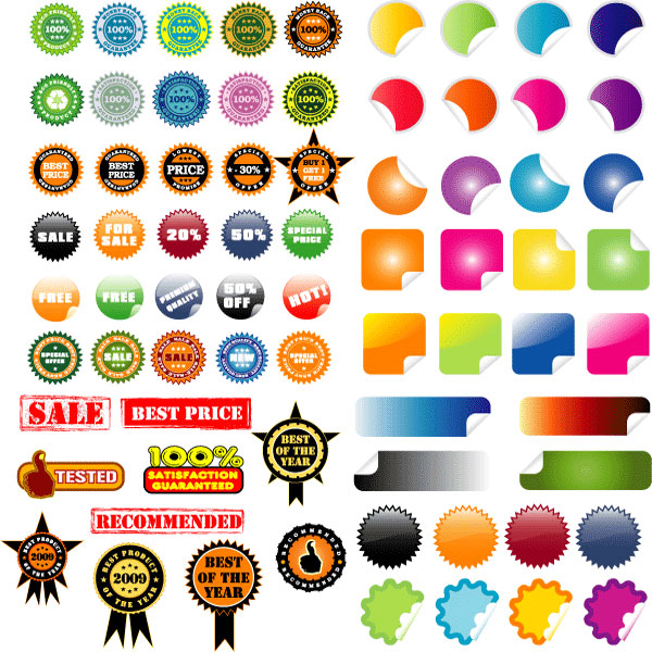 Practical decorative icon vector material
