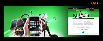 Smooth rolling recommendation to enlarge the focus of the content (js + css)