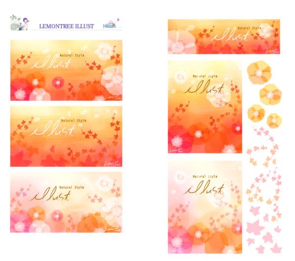 Fantasy pattern vector materi