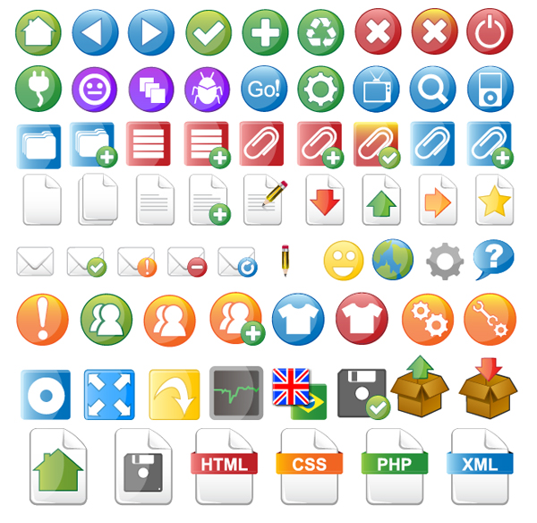Kameo commonly used web design icons