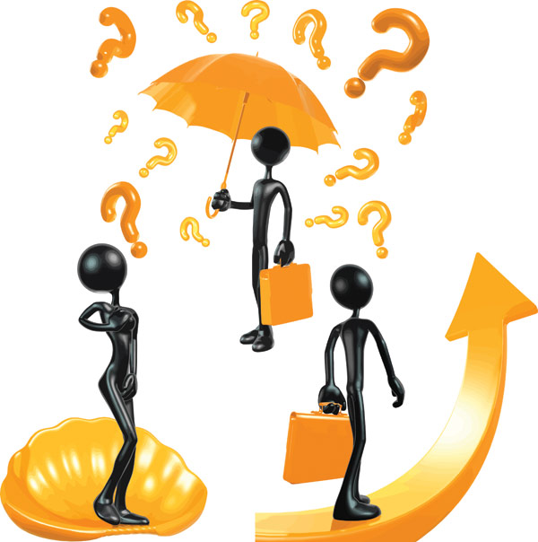 Black 3D villain vector 