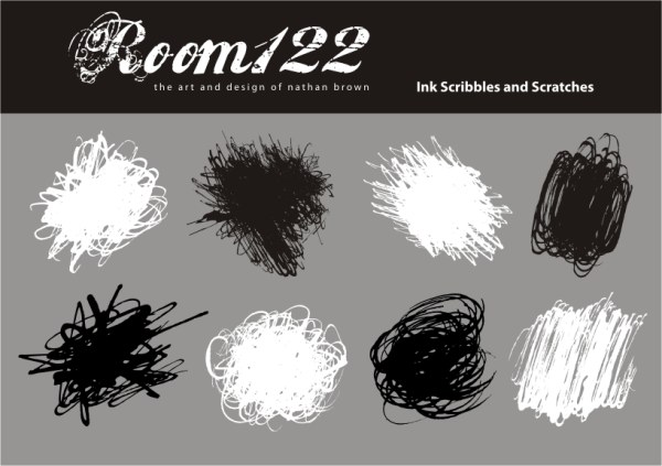 Vector graffiti strokes