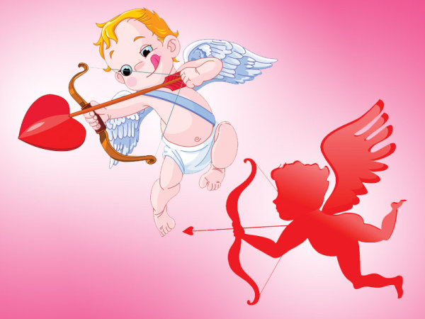 Lovely angel vector material