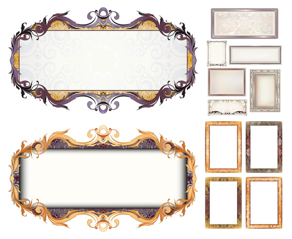 European border vector of material
