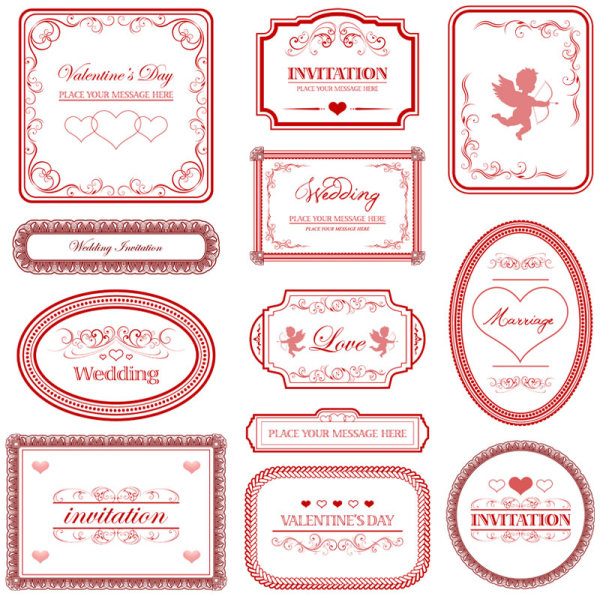 Love the pattern of European border - Vector