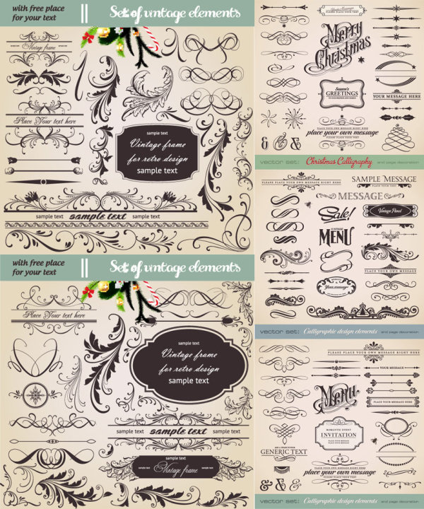 Europe type figure lace - Vector material