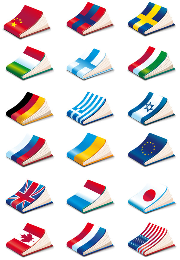 Notebook cover national flag