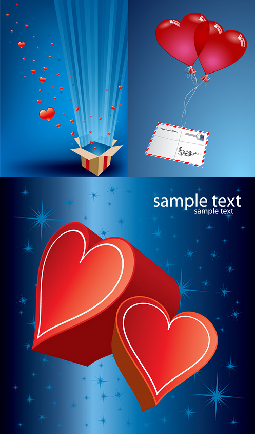 Romantic love gift Vector
