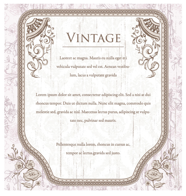 Elegant European pattern - Vector