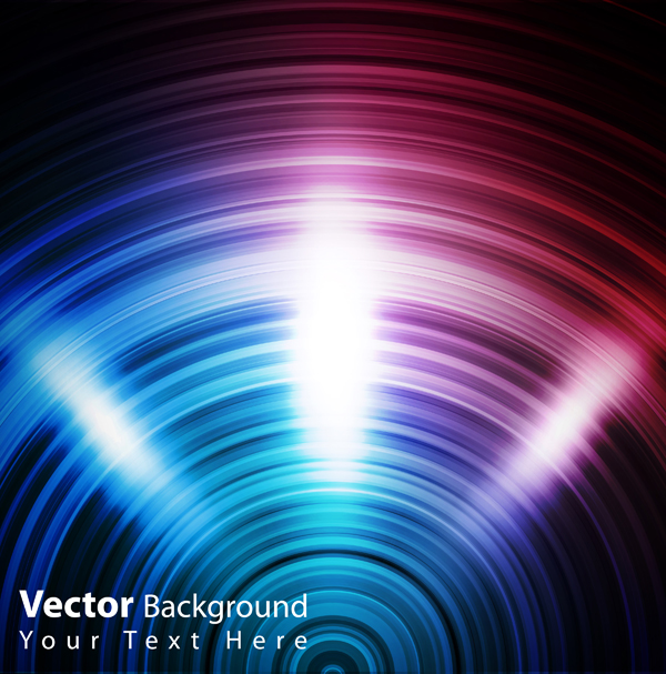 Brilliant color of the beam background vector material -2