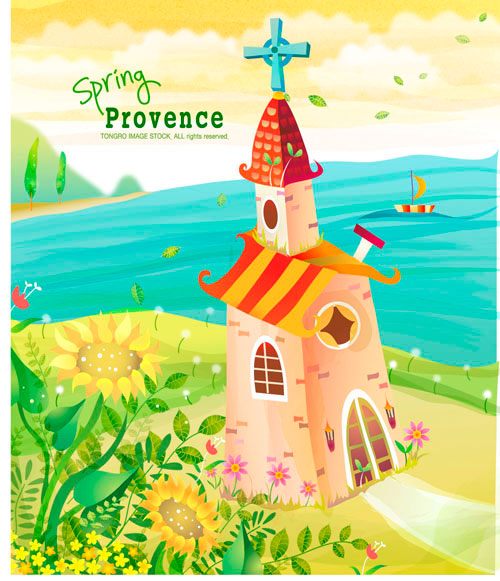 Elements of the cartoon 09 - vector