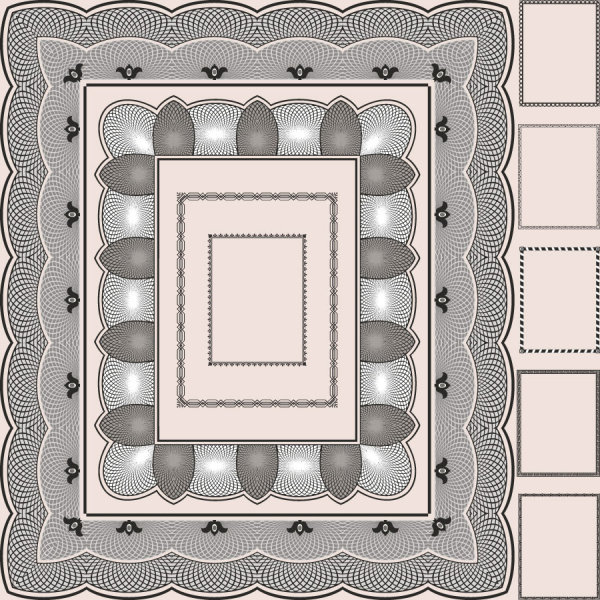 Classic pattern framework 04-- vector material