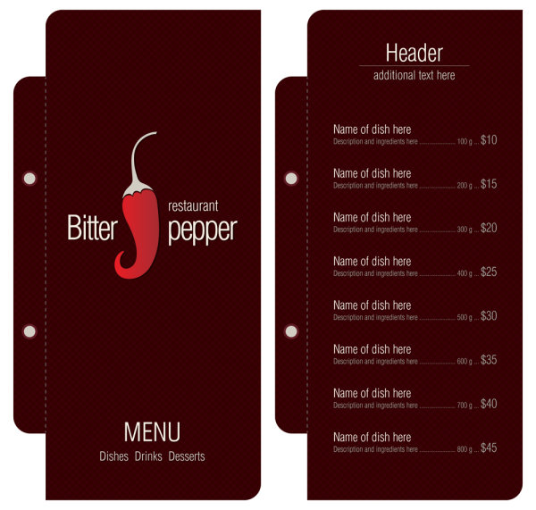 Classic hotel poster design 03-- vector material