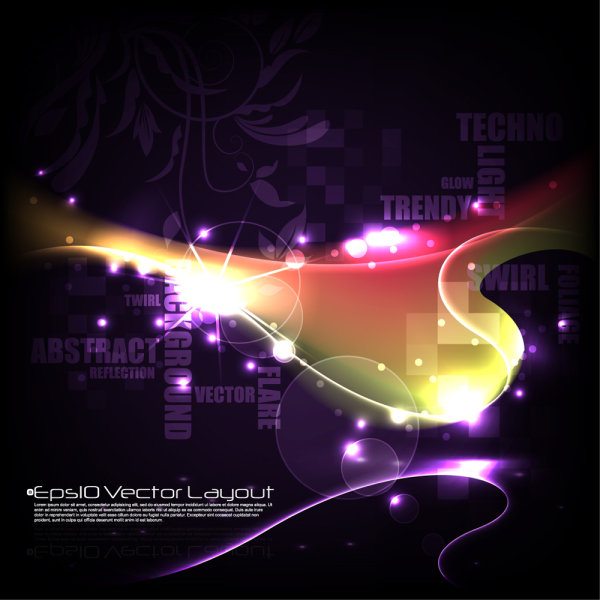 Colorful background material 02 - vector