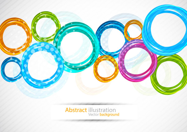 Fashion circle 03 - vector material