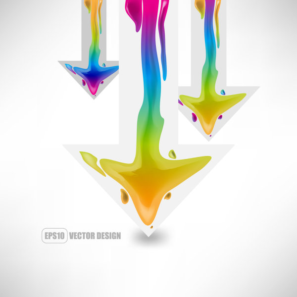 Brilliant trend background 01 - vector material