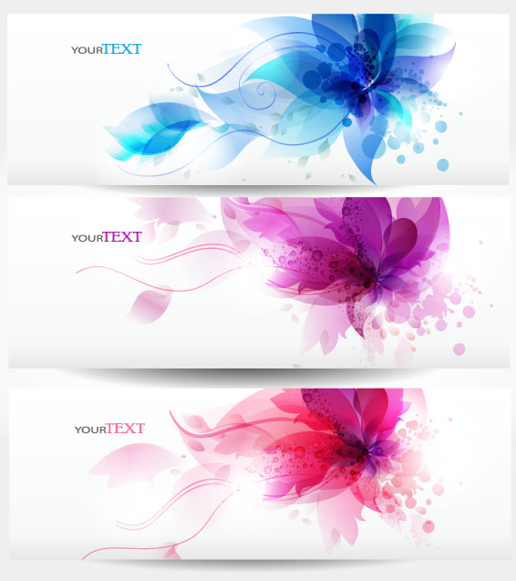 Dynamic trend banner 02 - vector material