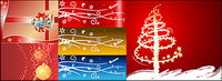 festive Christmas vector illustration material