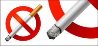 No Smoking vector material