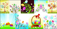 Easter Egg series vector material