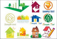 More than fifty forms house vector icon