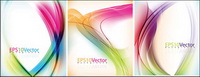 Colorful lines background vector dynamic