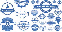 Badge labels 01 - Vector