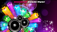 Brilliant dynamic music elements 05 - vector