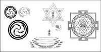 Buddhist symbols, objects diagram