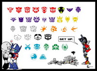 Transformers Vector material