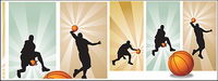 Vector material basketball players in Pictures
