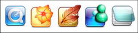 Cool computer software icon transparent png
