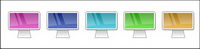 Widescreen display computer icon png