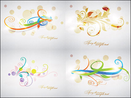 Fantasy pattern vector material