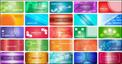 Flower Vector Background Material Card 2