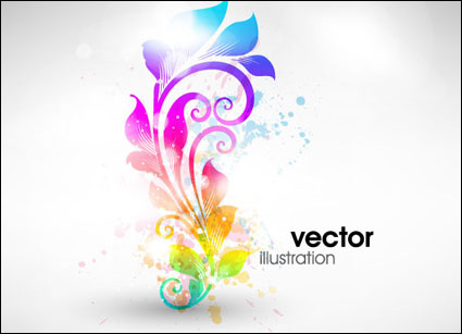 Symphony fashion pattern vector material -2