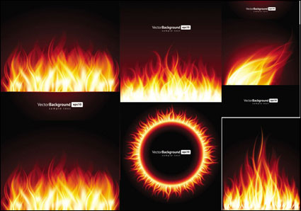 Beautiful flame - Vector