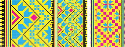 Pixel pattern 02-- vector material