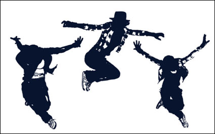 Classical figures dance vector